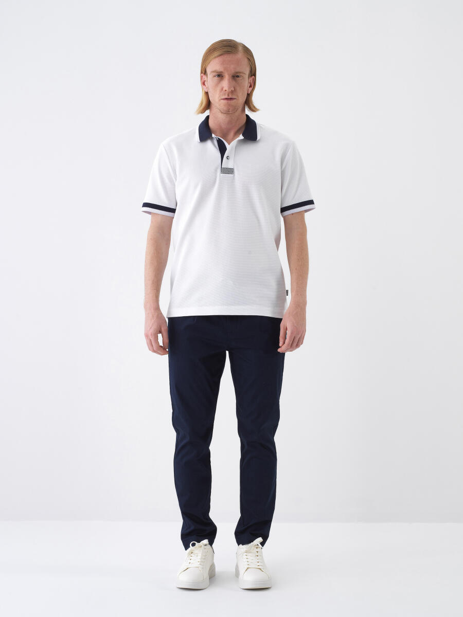 Lacivert Slim Fit Pamuklu Jogger Pantolon - 2