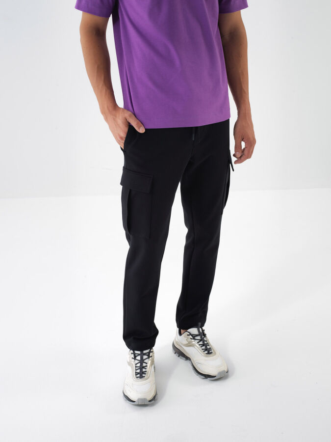 Pamuklu Jogger Pantolon Black