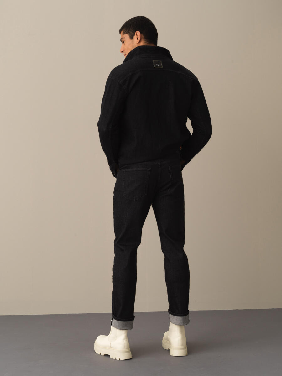 Pamuklu Slim Fit Denim Pantolon - 4