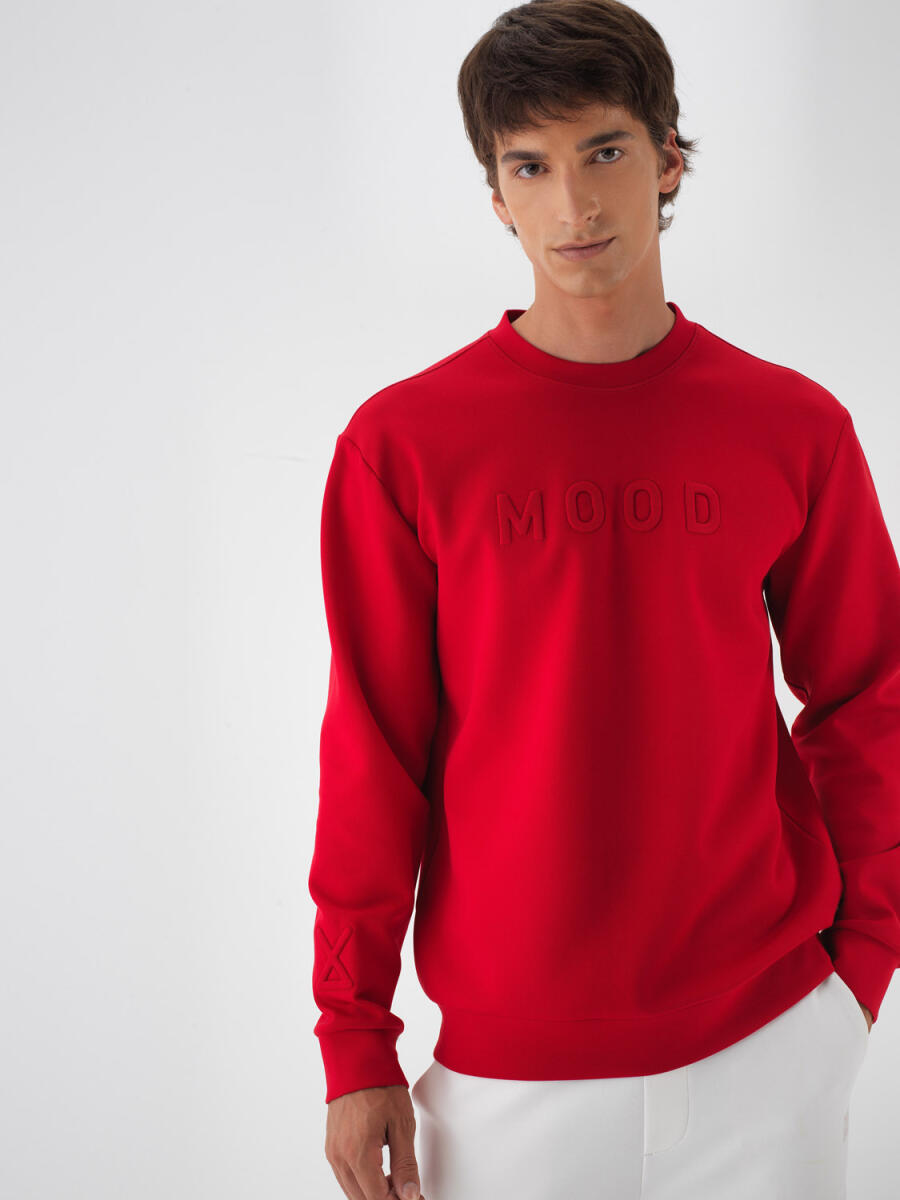 Pamuklu Baskılı Sweatshirt - 1