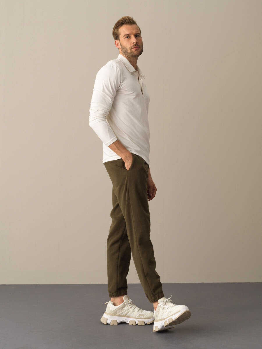 Polo Yaka Slim Fit Modal Basic Tişört - 2