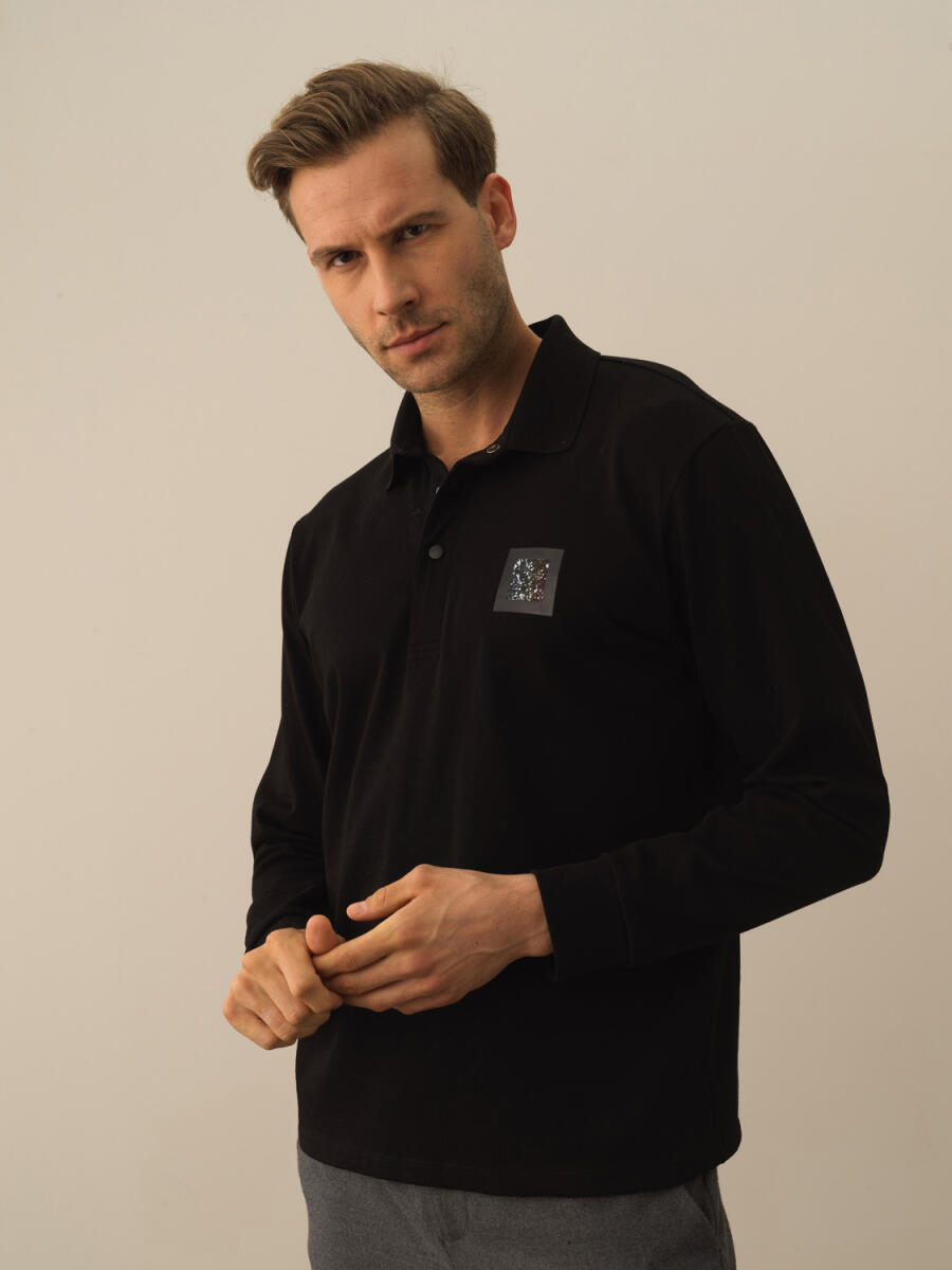 %100 Pamuk Regular Fit Polo Tişört - 5