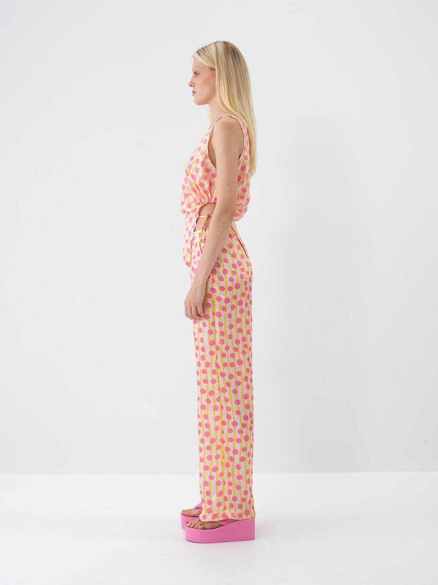 Pembe Oversize Bluz - 4