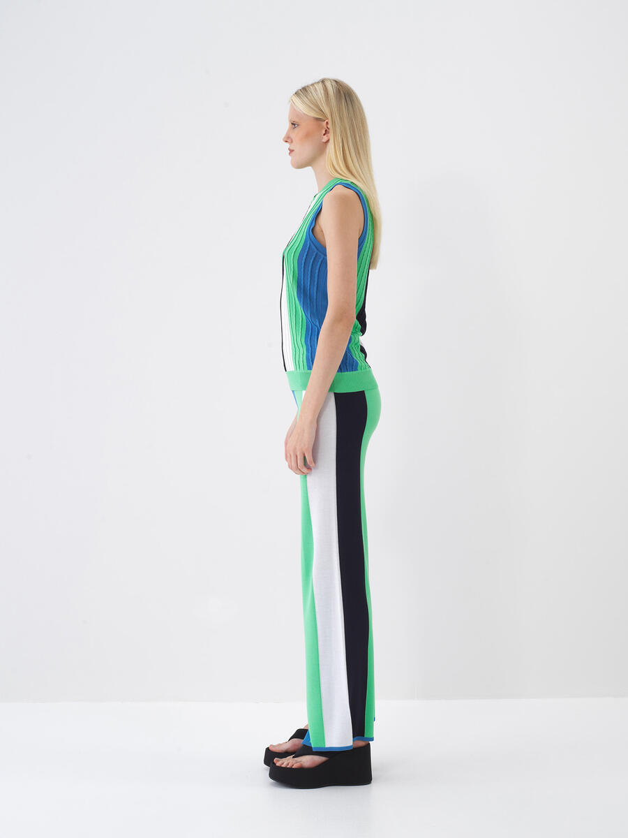 Yeşil Regular Fit Kazak - 4