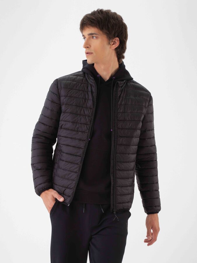 Basic Puffer Jacket Black