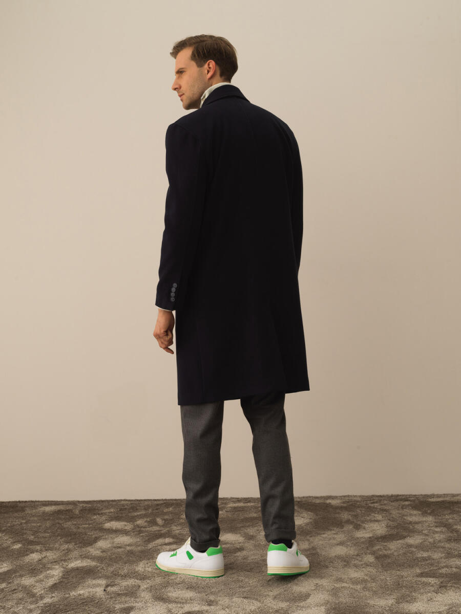 Regular Fit Overcoat - 12