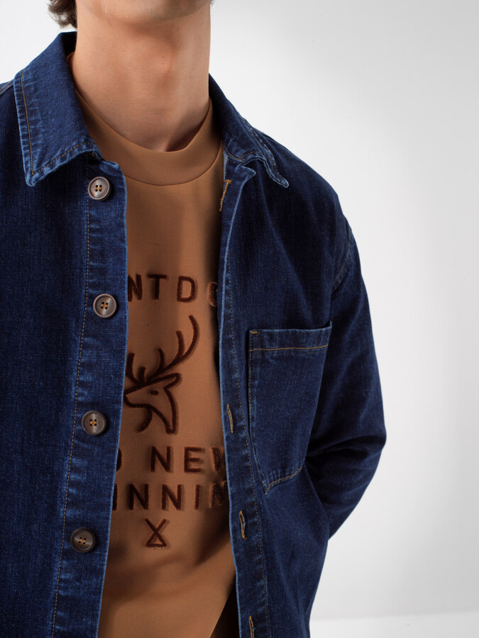 Cotton Denim Jacket - Xint