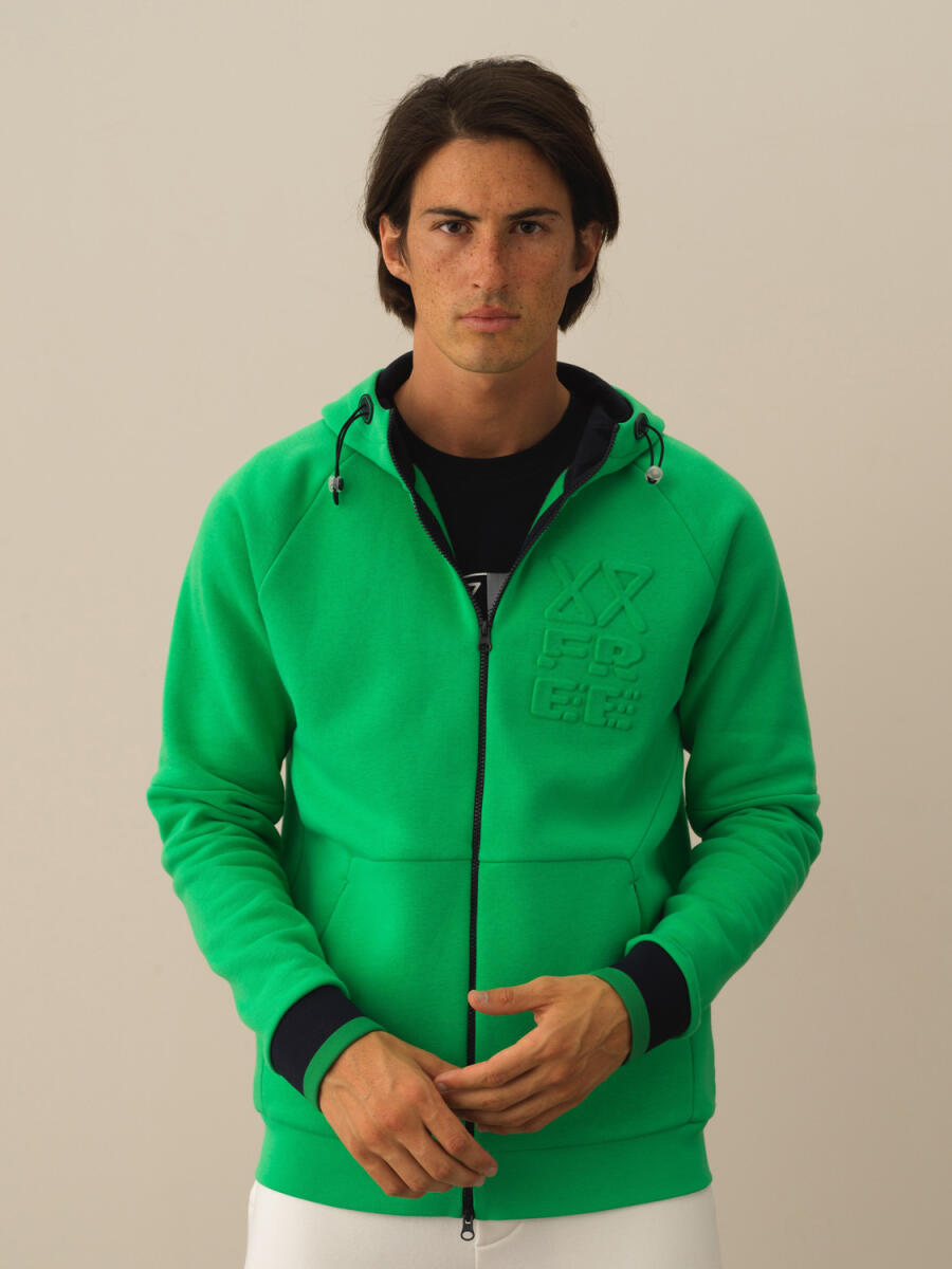 Cotton Regular Fit Hooded Sweat Jacket - 13