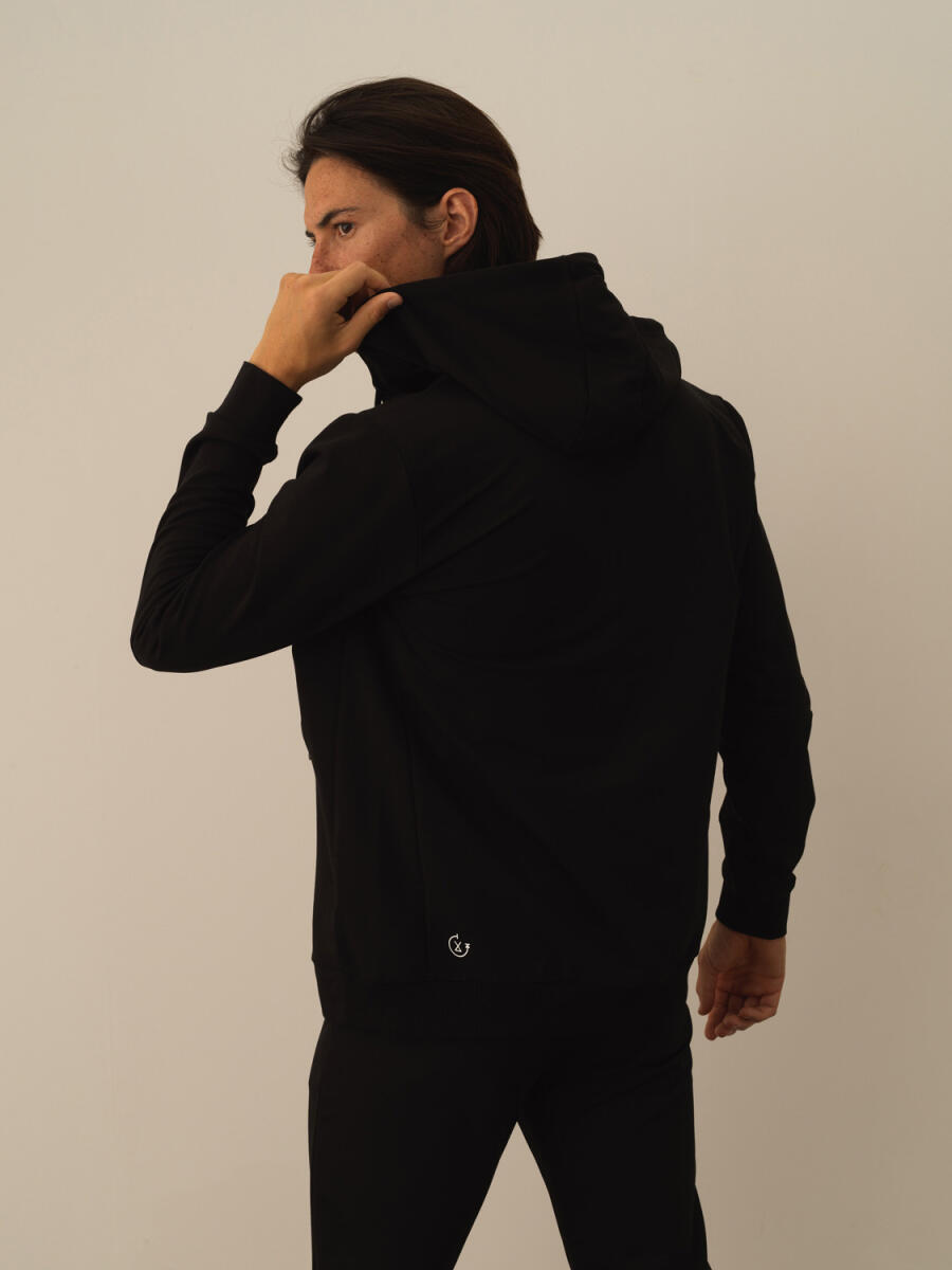 Cotton Slim Fit Hooded Sweat Jacket - 7