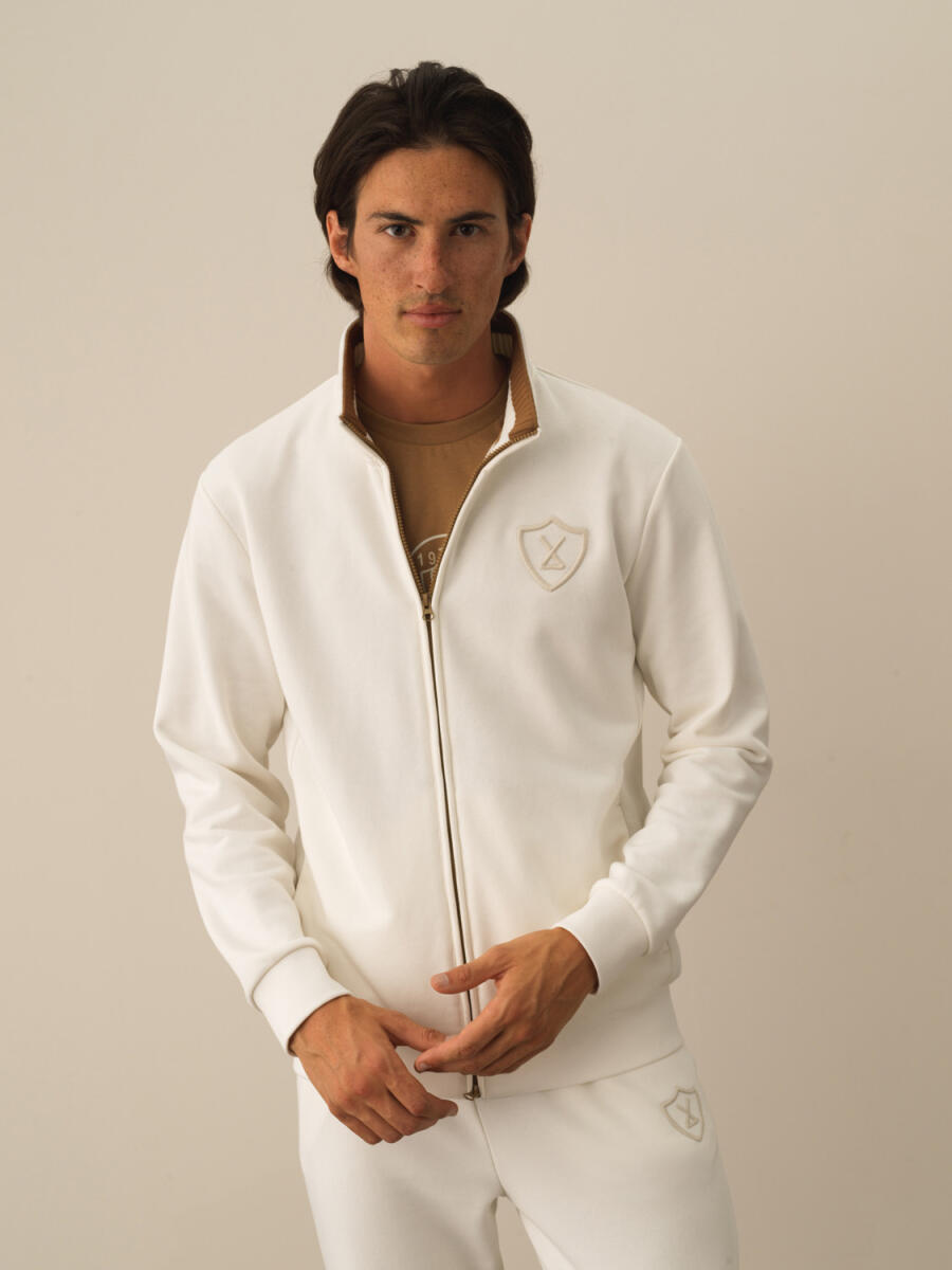 Cotton Zip-Up Regular Fit Sweat Jacket - 9