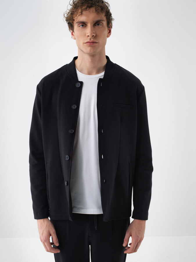 Plain Cotton Light Jacket - Xint