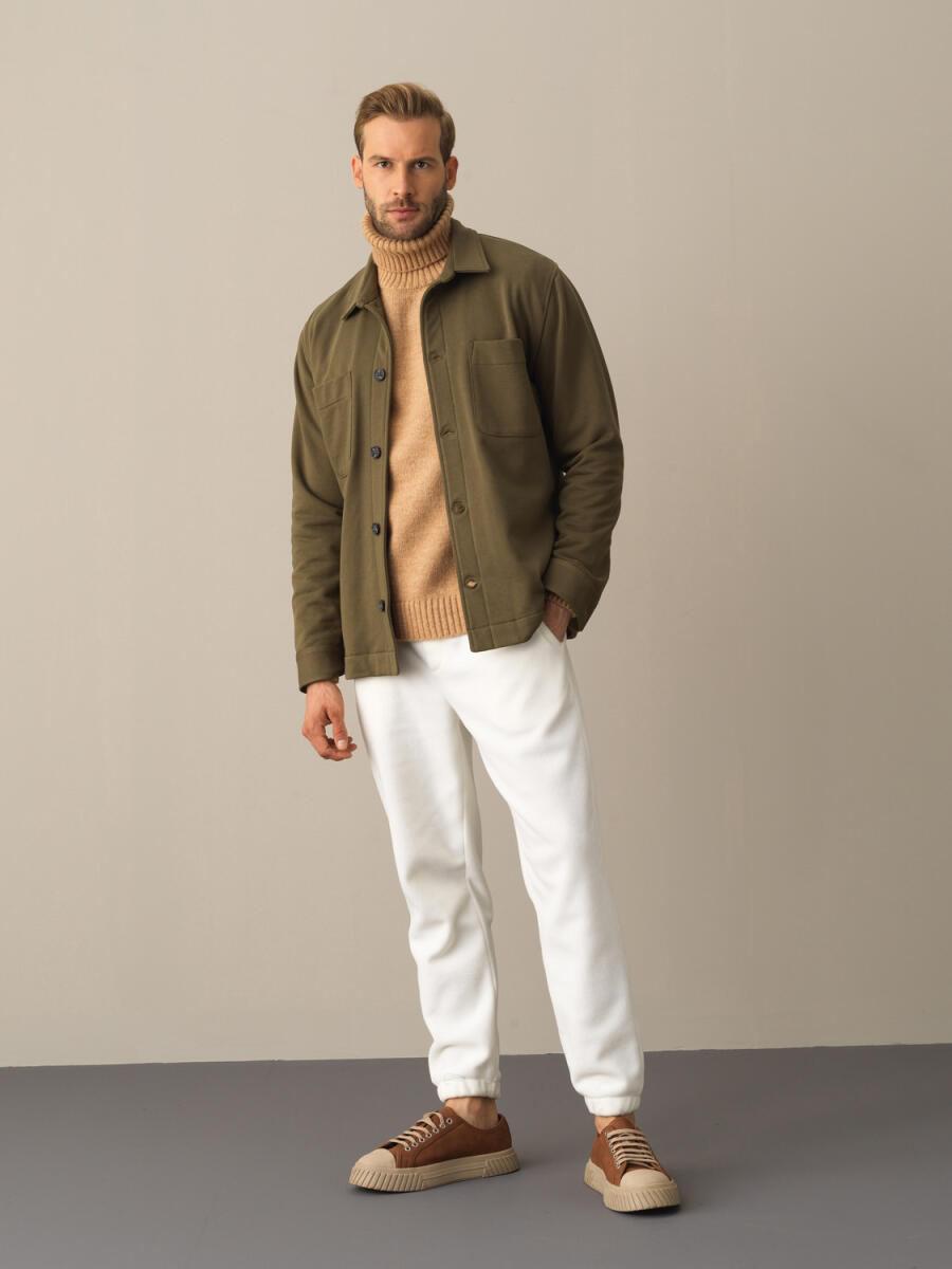 100% Cotton Regular Fit Shirt Jacket - 18