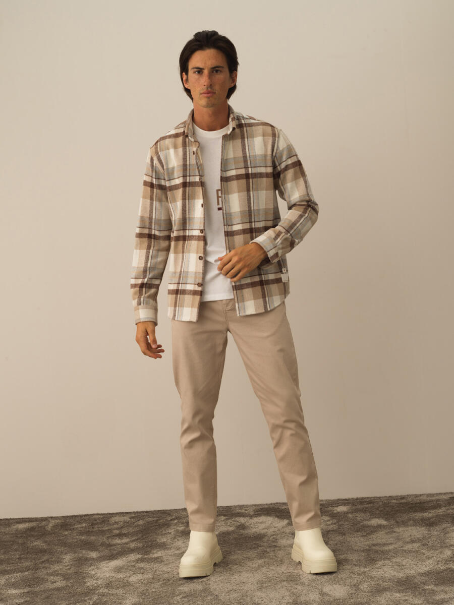 Cotton Regular Fit Checked Shirt - 2