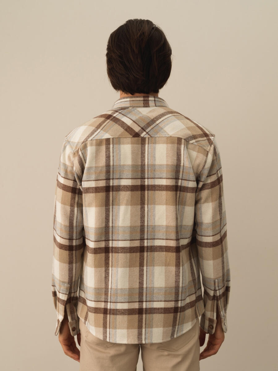 Cotton Regular Fit Checked Shirt - 3