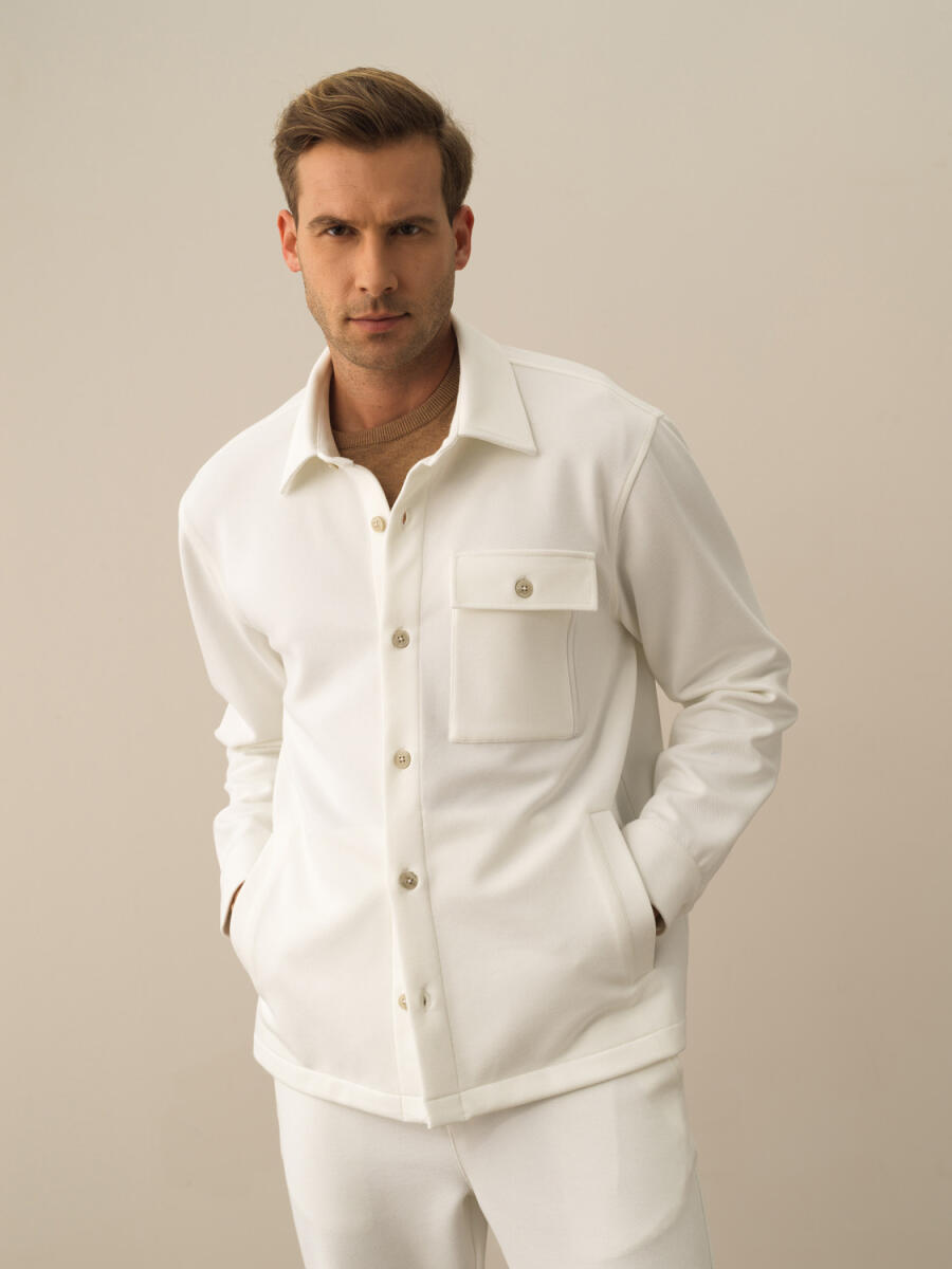 Cotton Regular Fit Shirt Jacket - 5