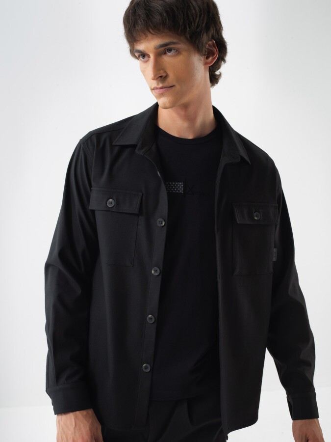 Regular Fit Plain Shirt - Xint