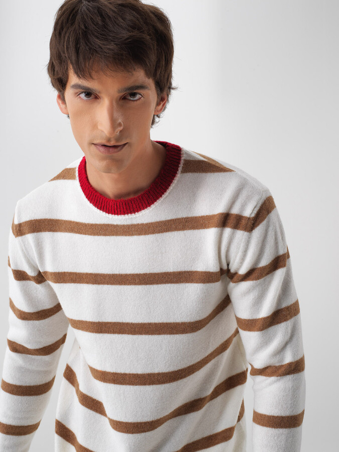 Mohair Patterned Sweater - Xint