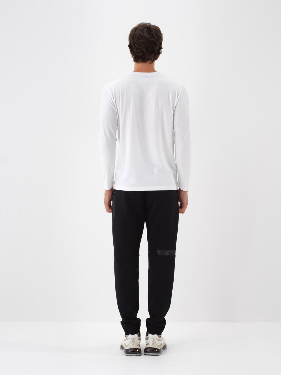 Plain Cotton Sweatpants - 4