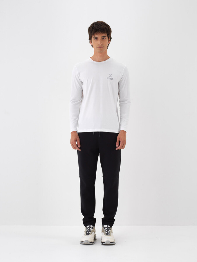 Plain Cotton Sweatpants - Xint (1)