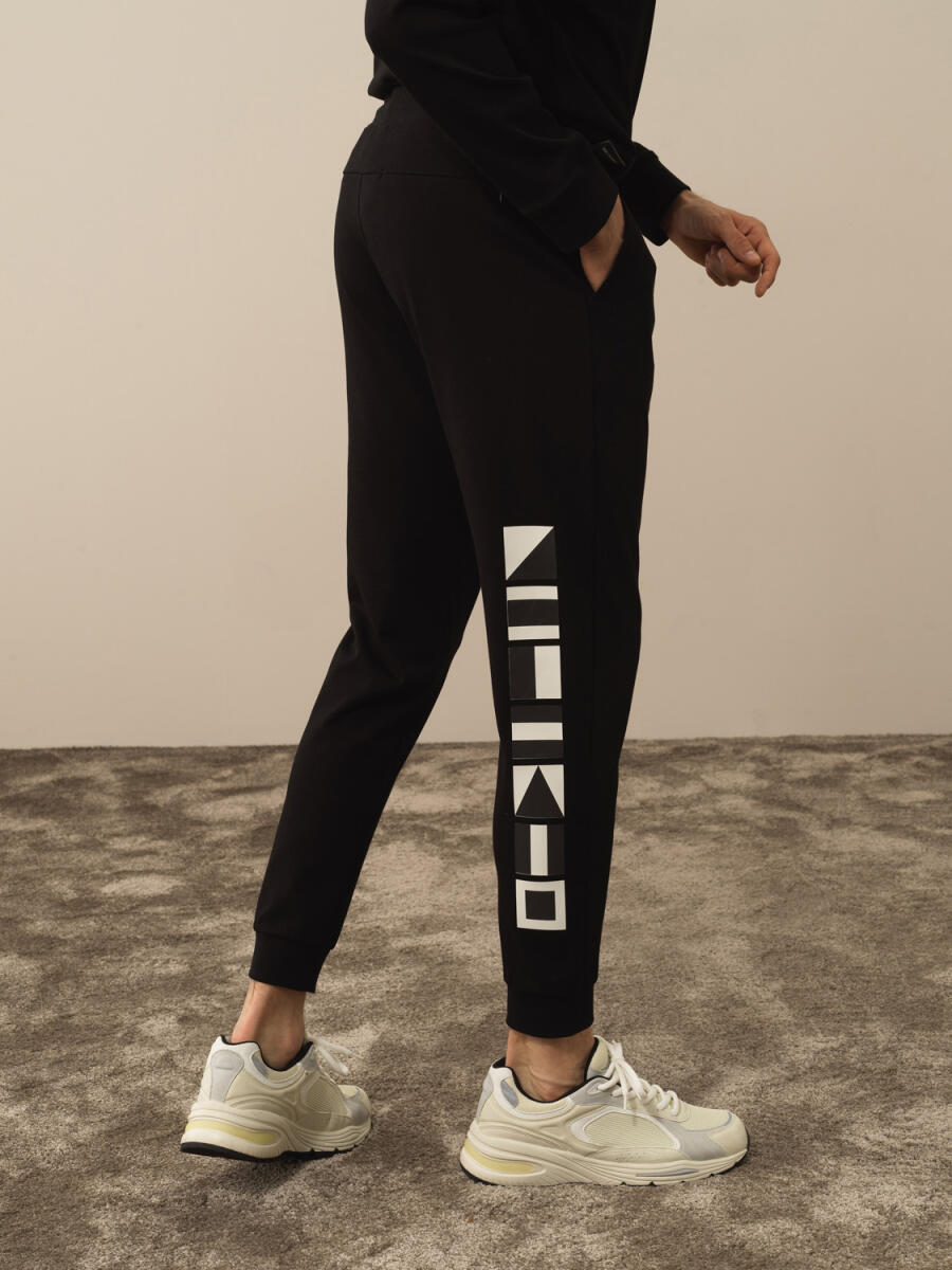 100% Cotton Regular Fit Sweat Pants - 1