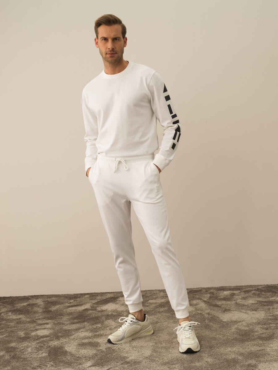 100% Cotton Regular Fit Sweat Pants - 6