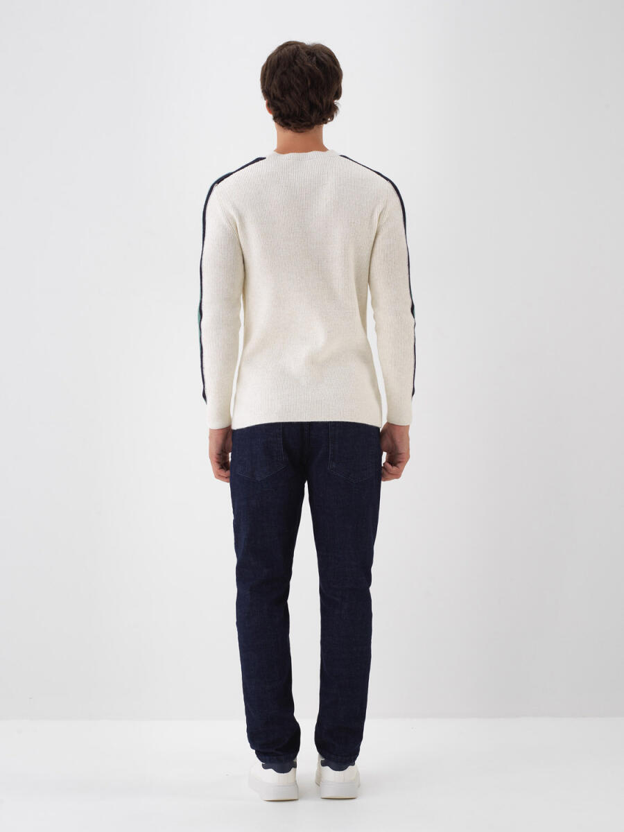 Cotton Denim Pants - Not Photographed - 4