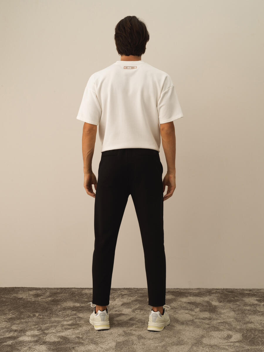 Cotton Slim Fit Sweat Pants - 4