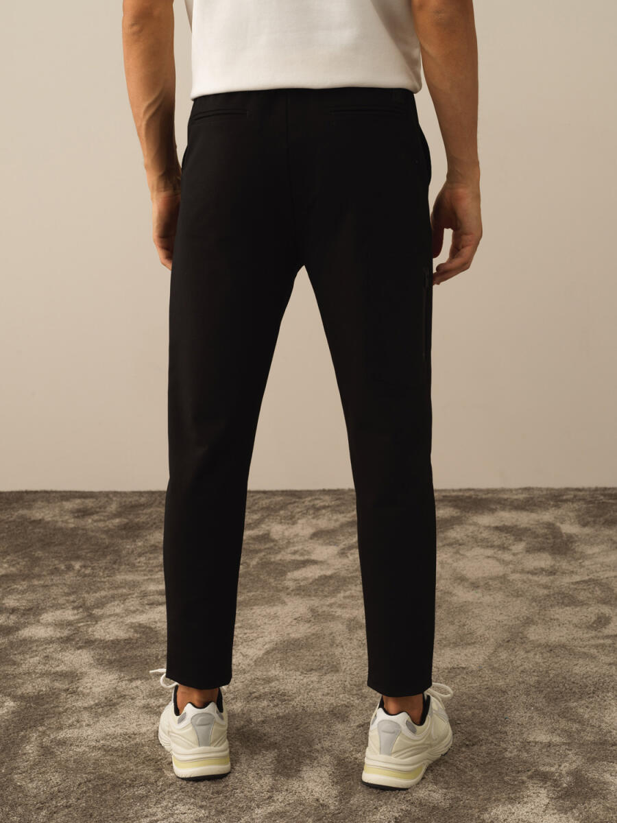 Cotton Slim Fit Sweat Pants - 3