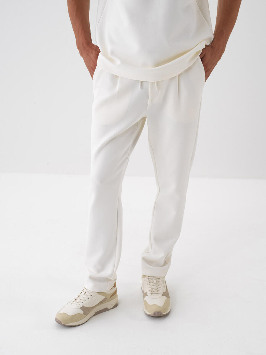 Regular Fit Plain Jogger Pants - 1