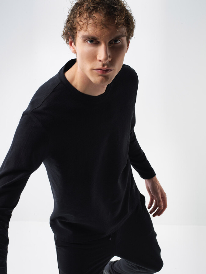 100% Cotton Basic T-Shirt Black