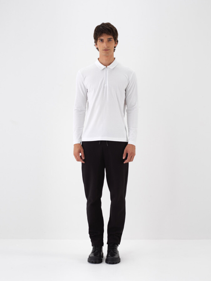 Modal Cotton Basic Polo Neck T-Shirt - Xint (1)