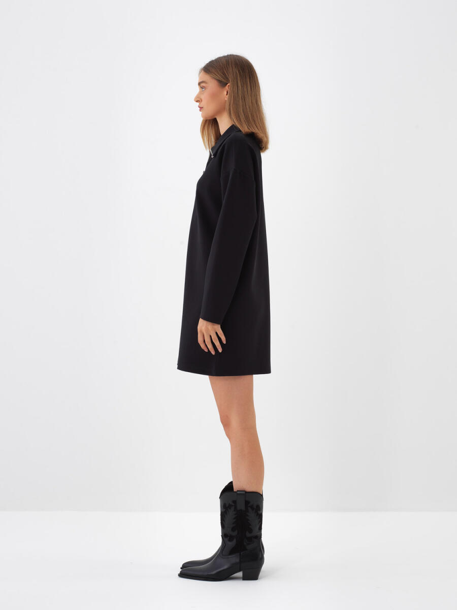 Oversized Plain Dress - 13