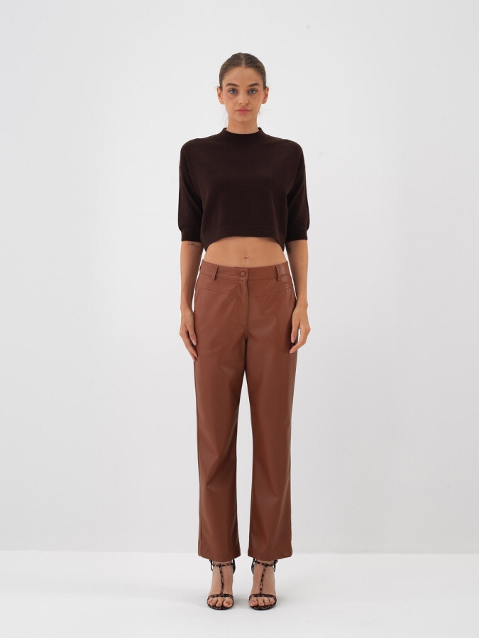 Wool Basic Plain Sweater - Xint (1)