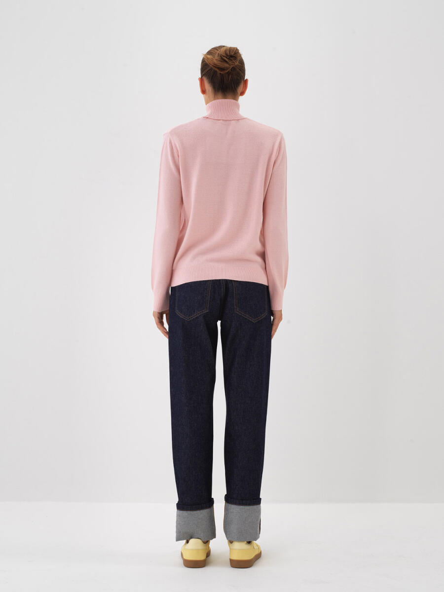 Wool Basic Turtleneck Sweater - 23