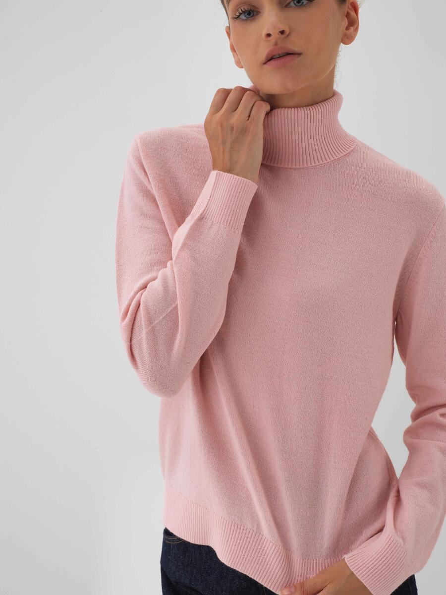 Wool Basic Turtleneck Sweater - 22