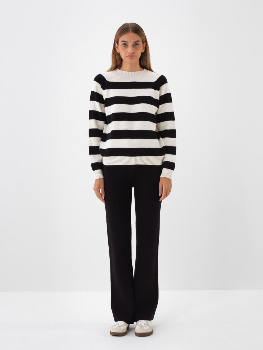 Wool Striped Sweater - 7