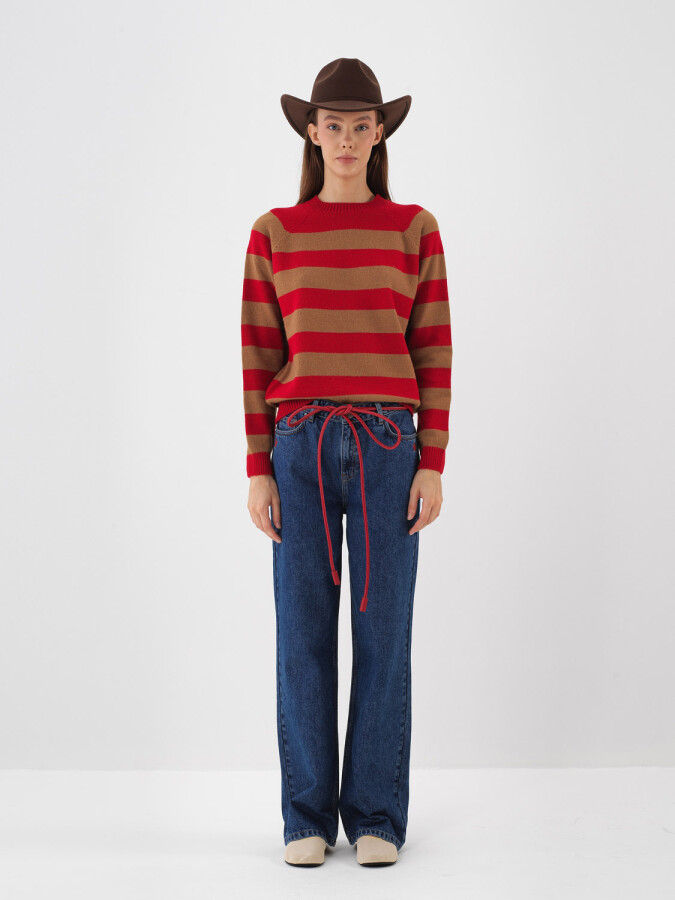 Wool Striped Sweater - Xint (1)