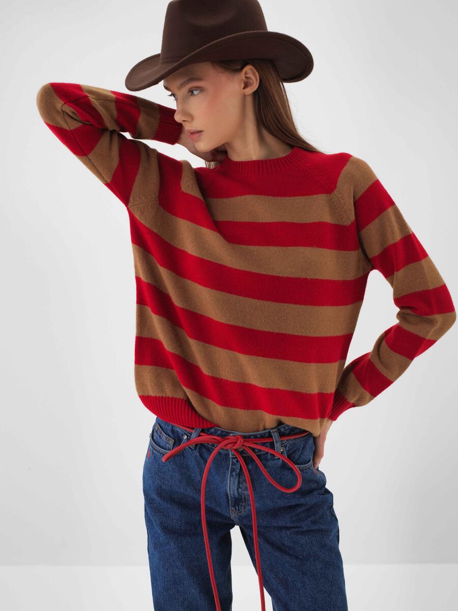 Wool Striped Sweater - 1