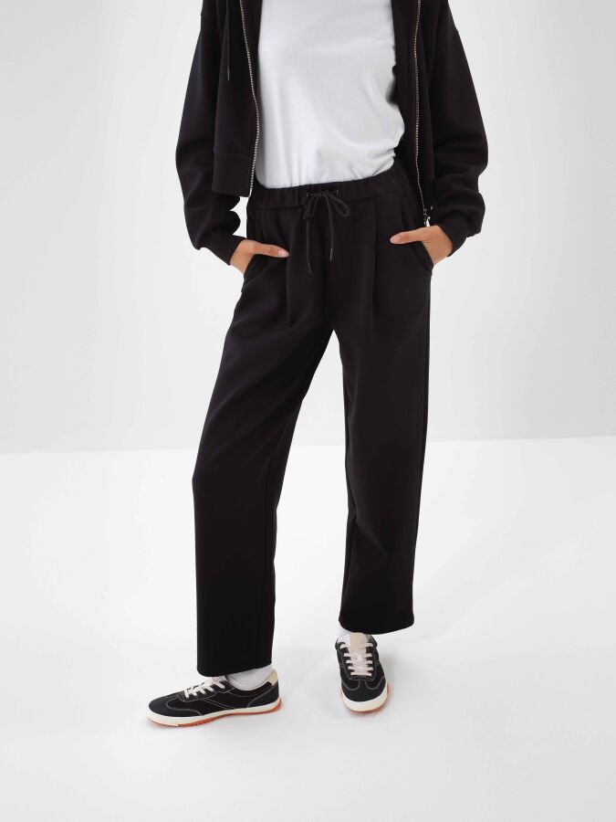 Plain Cotton Sweatpants - Xint