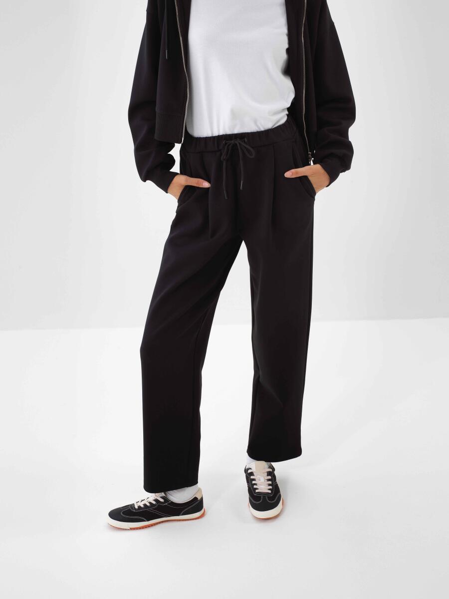 Plain Cotton Sweatpants - 1