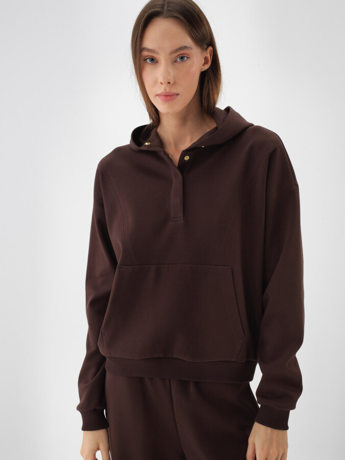 Plain Cotton Sweatshirt - Xint