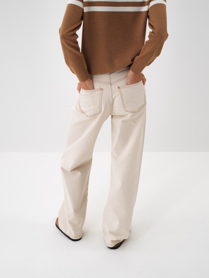 100% Cotton Plain Pants - Xint