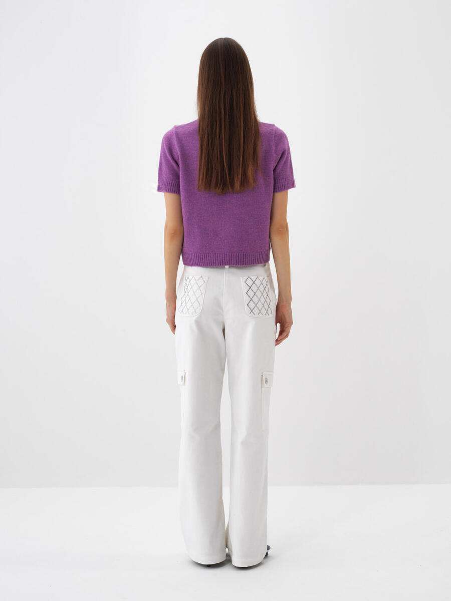 Corduroy Plain Pants - 10