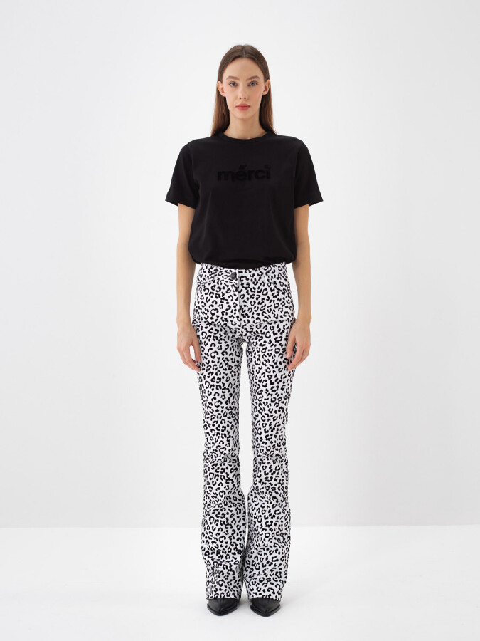 Cotton Leopard Print Pants - Xint (1)