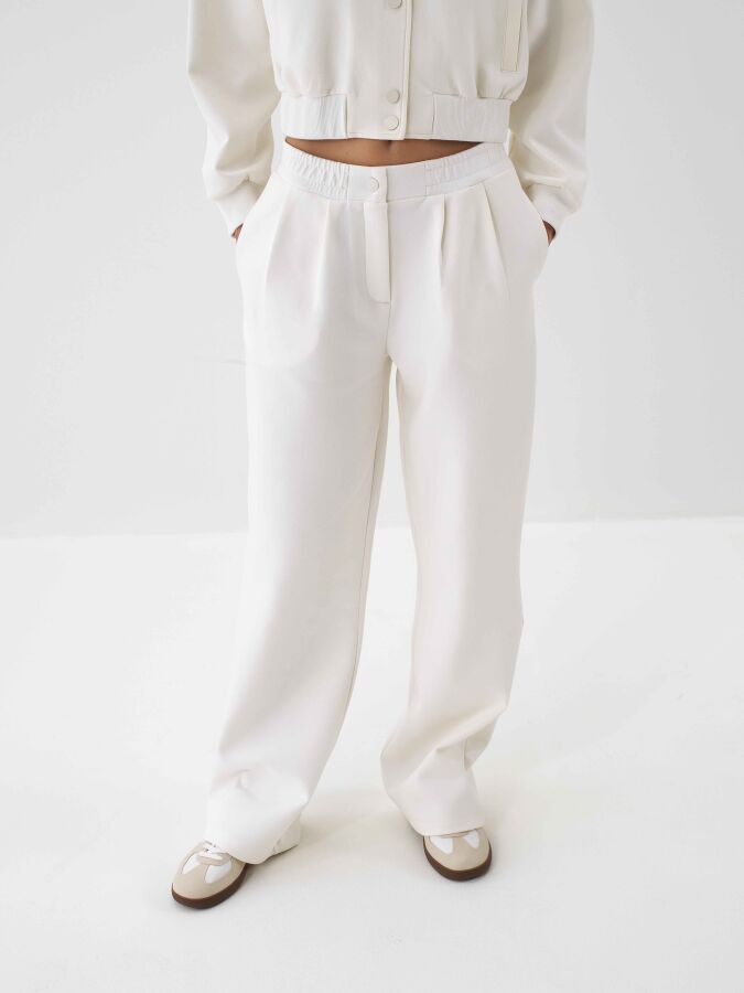 Plain Cotton Sweatpants - Xint