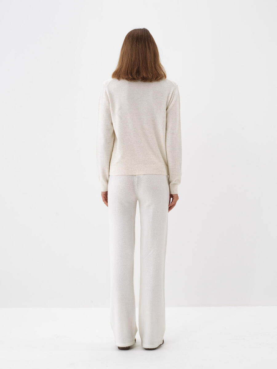 Plain Mohair Pants - 5