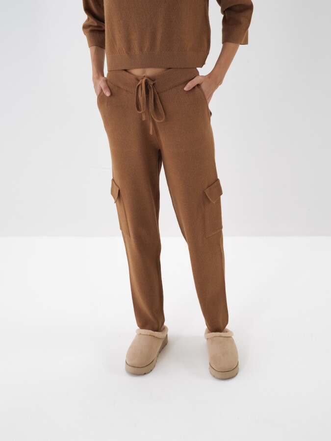 Wool Cargo Pocket Pants - Xint