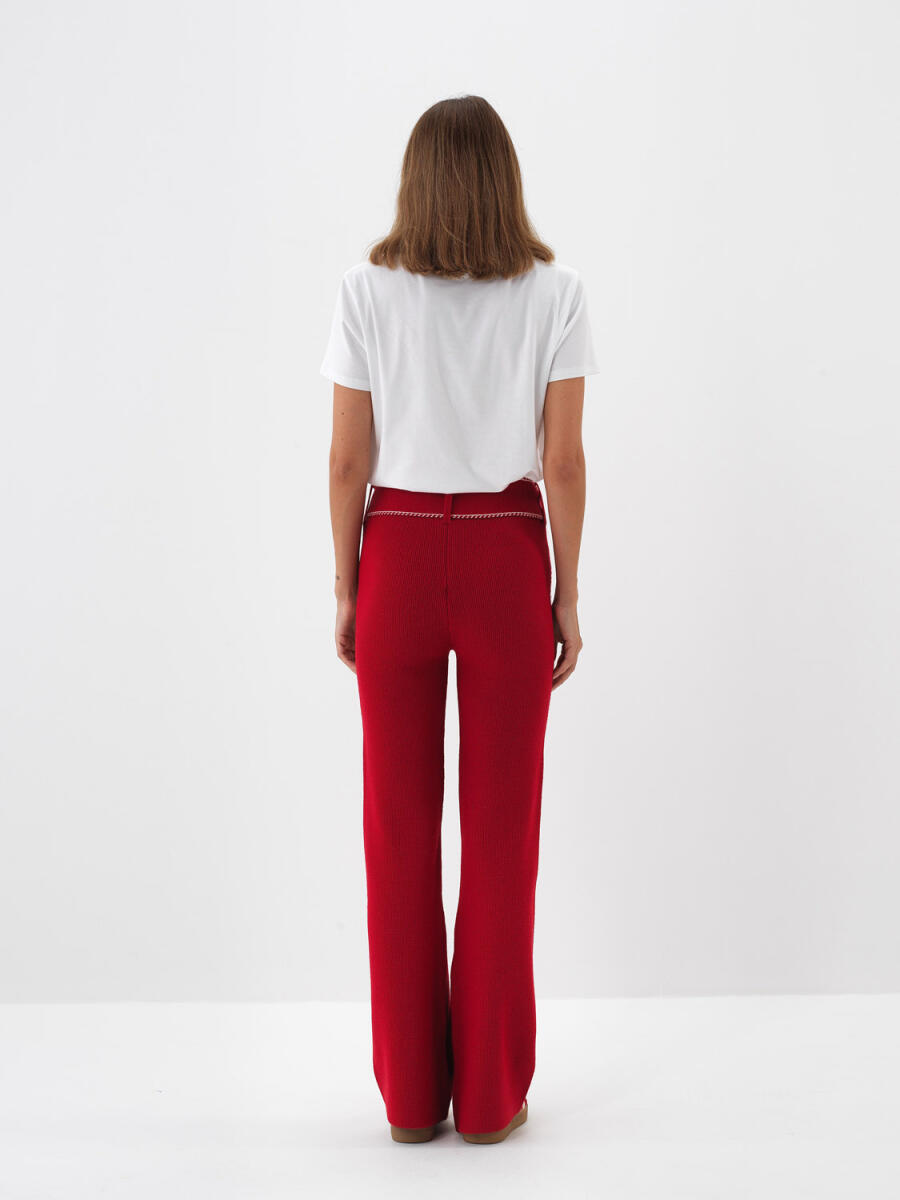 Wool Plain Pants - 10