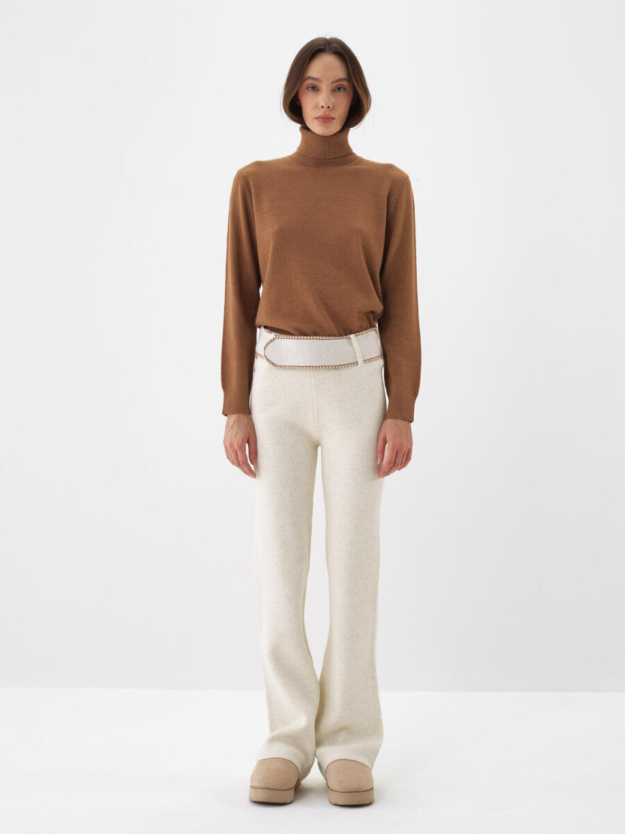 Wool Plain Pants - 17