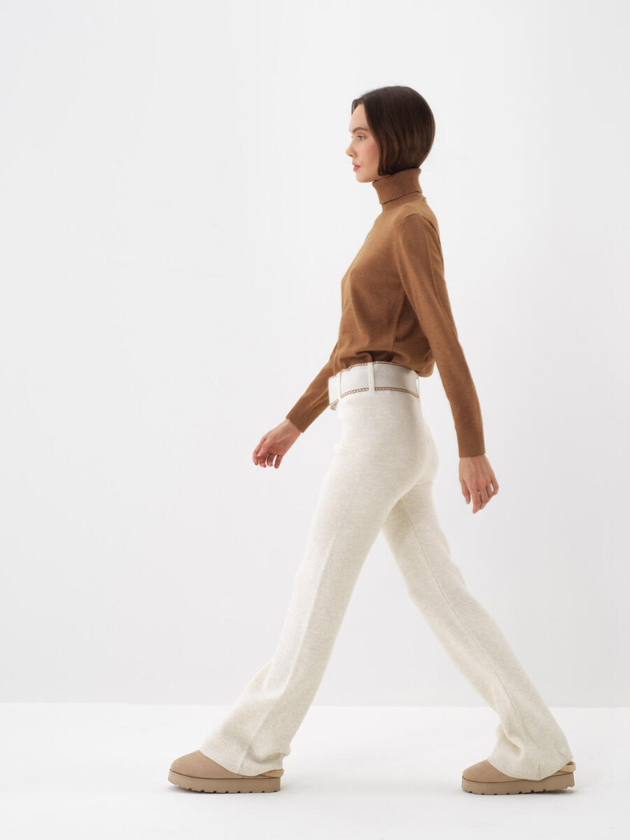 Wool Plain Pants - 18